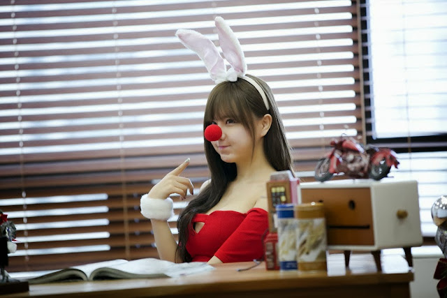 2 Ryu Ji Hye - Christmas - very cute asian girl-girlcute4u.blogspot.com