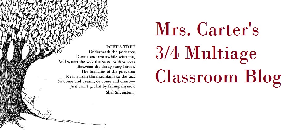 Mrs. Carter's 3/4 multiage Classroom Blog