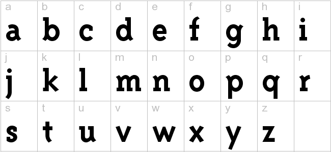 Triplex Serif Bold font