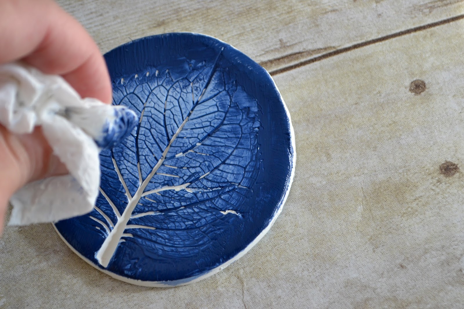 Attic Lace Plant Printed Clay Coasters