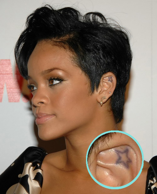 Rihanna Tattoos Designs Rihanna is very beautifull hollywood celebrity