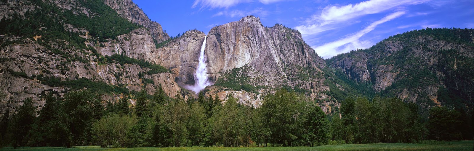 Waterfall high hill free hd desktop wallpaper