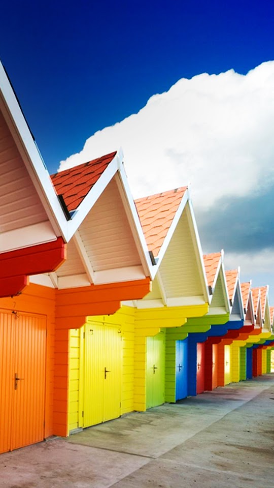 Multicolored Houses Lockscreen  Android Best Wallpaper