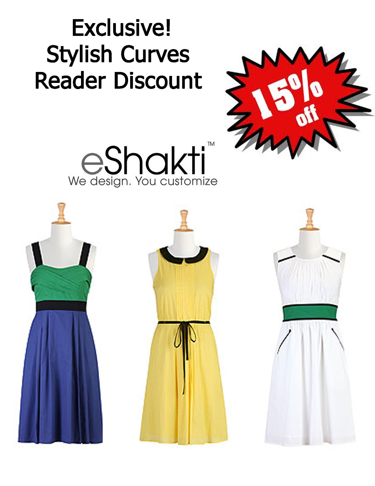 PLUS SIZE SHOPPING *EXCLUSIVE DISCOUNT AT ESHAKTI Stylish Curves