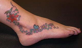 Perfect For a Girl - Foot Tattoo Designs