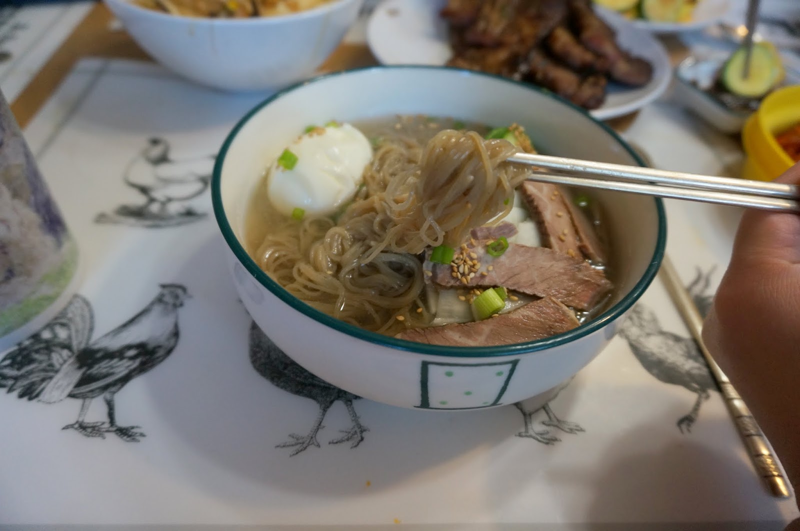 Cold Buckwheat Noodle Soup Mul Naengmyun (물냉면)