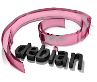Logo Debian 3d