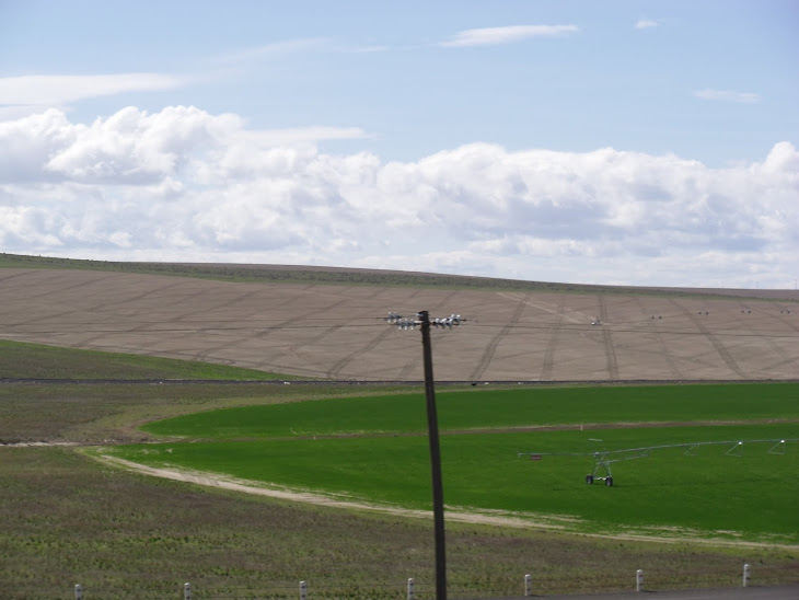 The Washington Desert between Moses Lake and Spokane