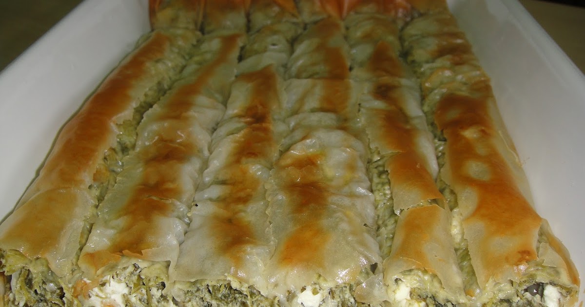 Maryam's Culinary Wonders 94. Greek Spinach Fillo Pie Rolls