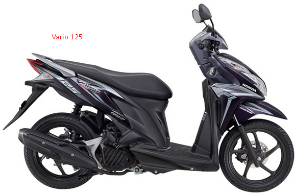 Harga motor honda vario techno 125 pgm-fi cbs dan cw bekas