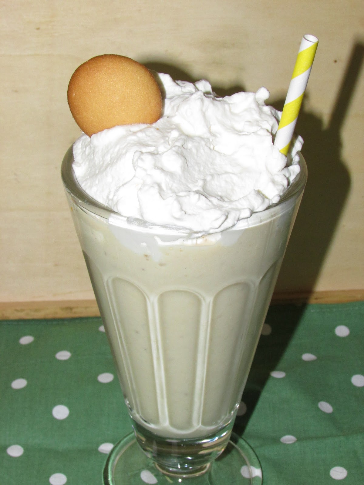 For the Love of Food Caramelized Banana Pudding Ice Cream Milkshake