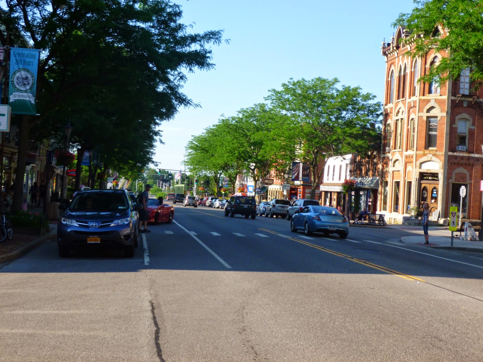 seniors walking across america POST 1362; JUNE 28, 2014; BROCKPORT, NEW YORK