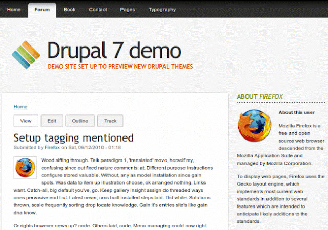 The template for Drupal "Corolla" The template for Drupal "Corolla"