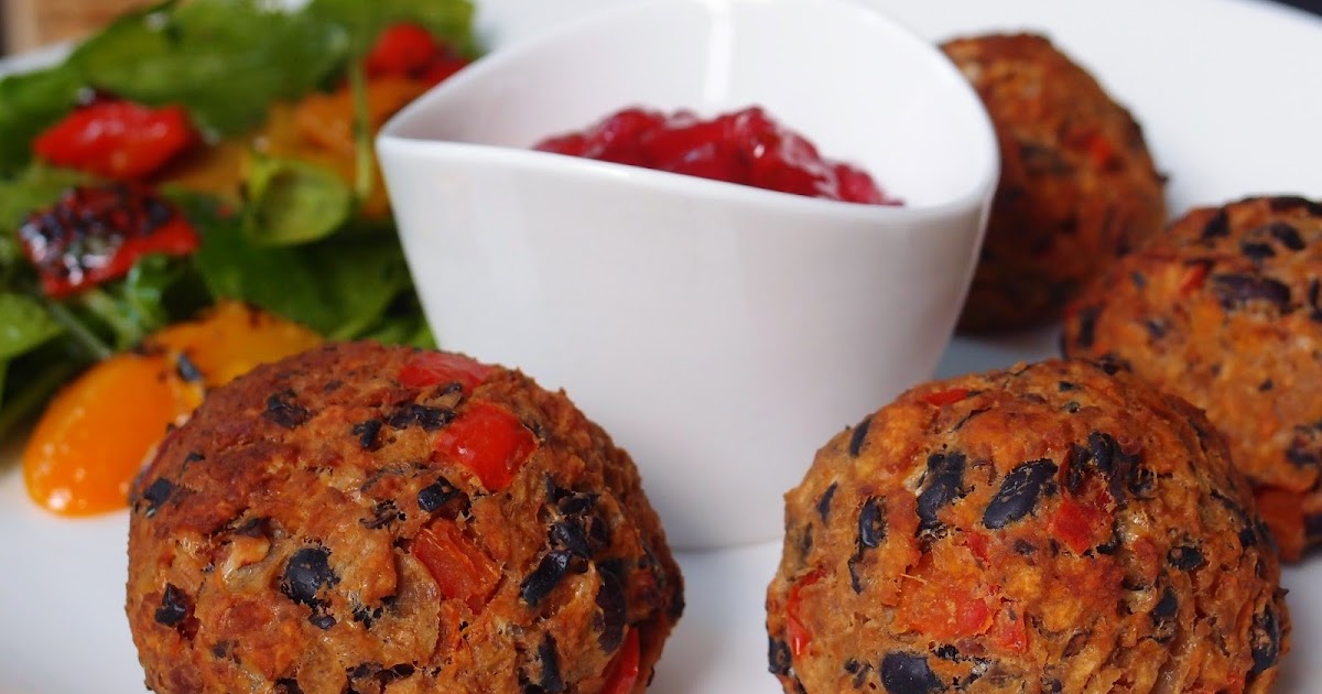 The VegHog Spicy beanballs