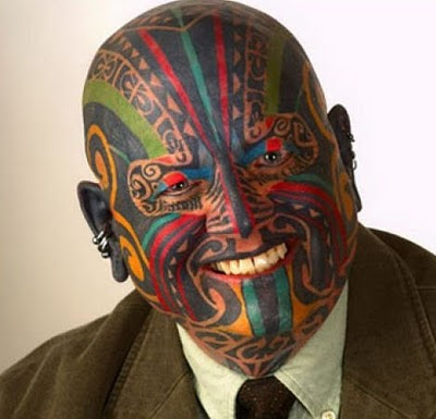 Most Unusual and Weird Face Tattoos