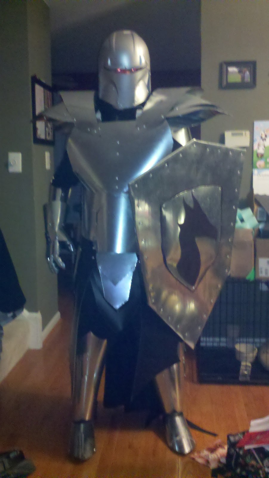 Parts and Krafts Suit of armor in sheet metal...
