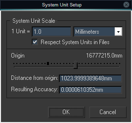 System Unit Setup :: Float Precision