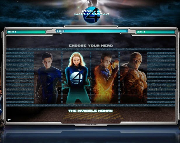 Muhteşem dörtlü oyunu oyna fantastic four game