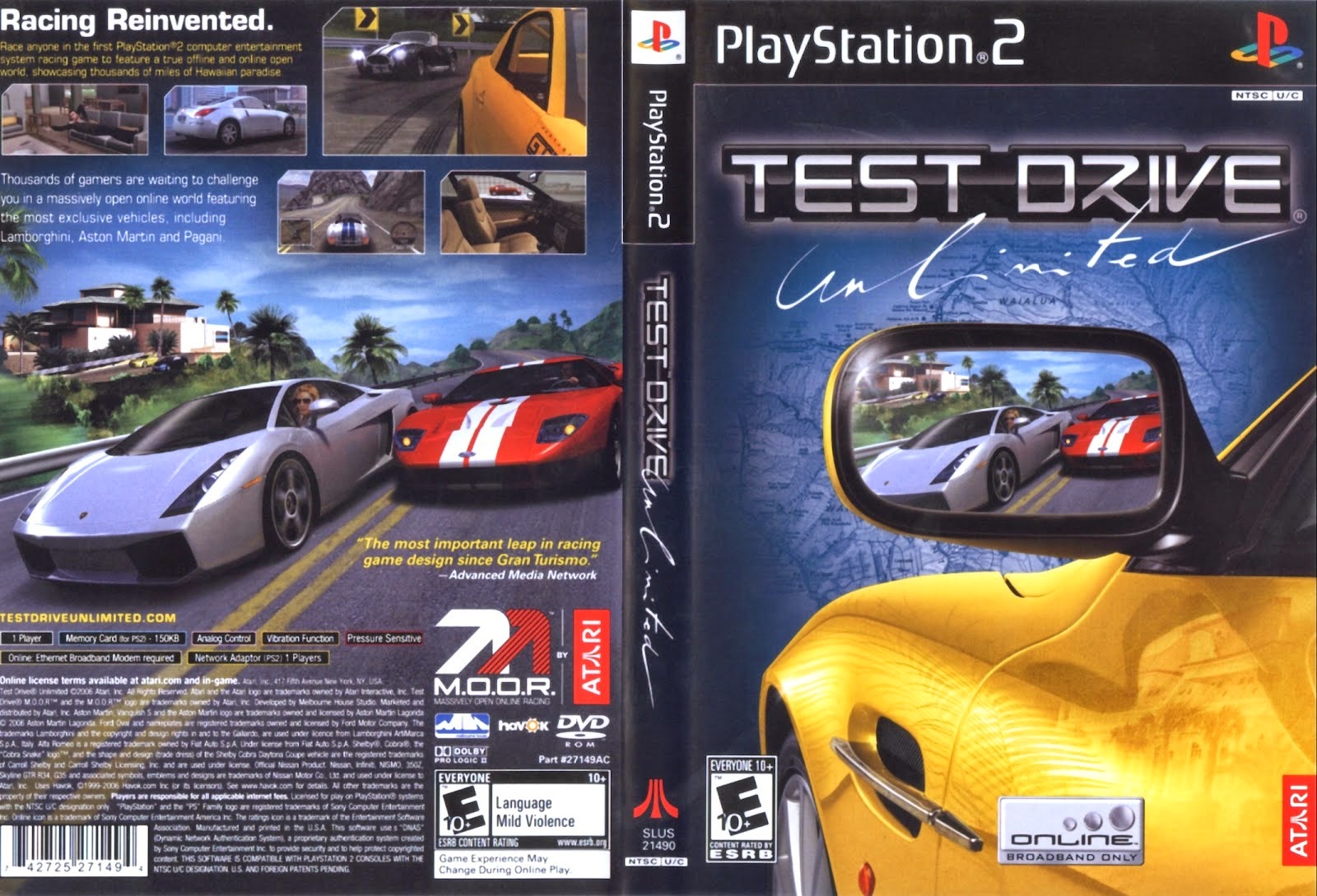 test drive unlimited ps2  completo torrent