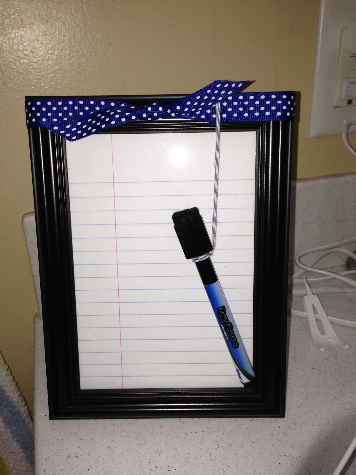 Bloggin The Crafts Dollar Store Crafting Dry Erase List