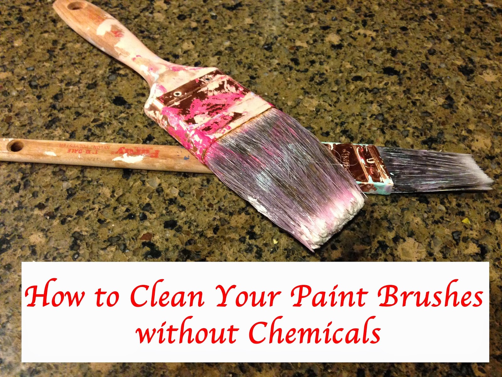 Madame Butterfly Chalky Paint How to Clean Your Paint Brushes without