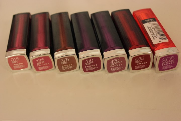 New Found Love: Maybelline Lipsticks