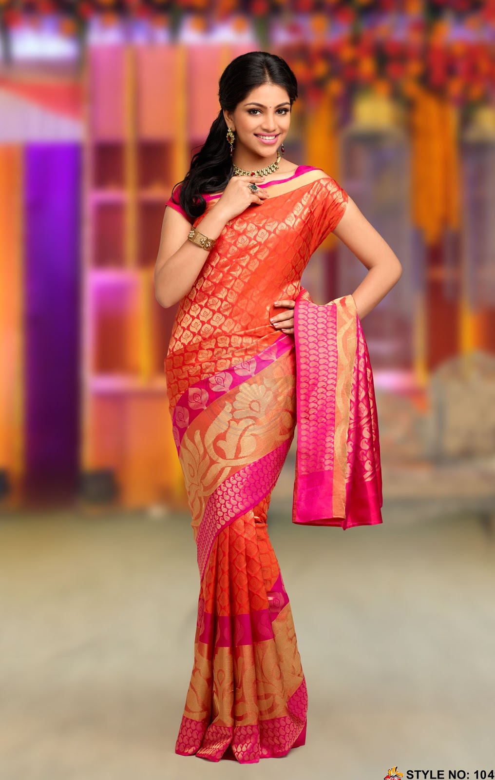 MALAR WORLD Chennai Silks Latest sarees