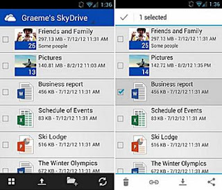 Microsoft SkyDrive Support Untuk Andoid