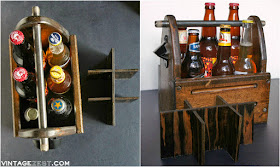 Wooden Beer Carrier (for a Six-Pack!) on Diane's Vintage Zest!  #diy #woodworking #wood