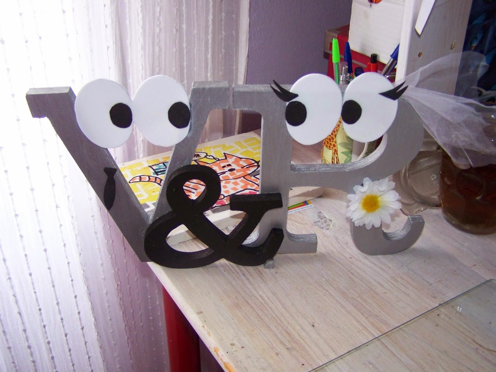 Figuras Personalizadas para Tarta de Boda Iniciales de