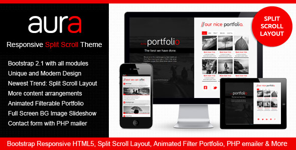 Download Aura - HTML5 Template