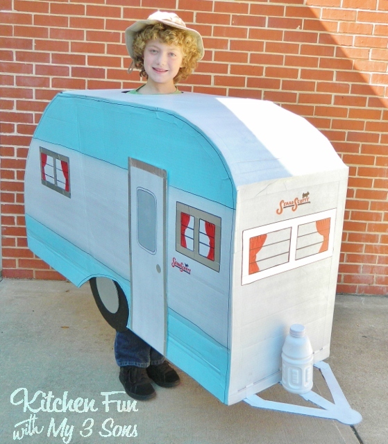 Our 2012 Homemade Halloween Costumes...Let's Go Camping! Kitchen Fun With My 3 Sons