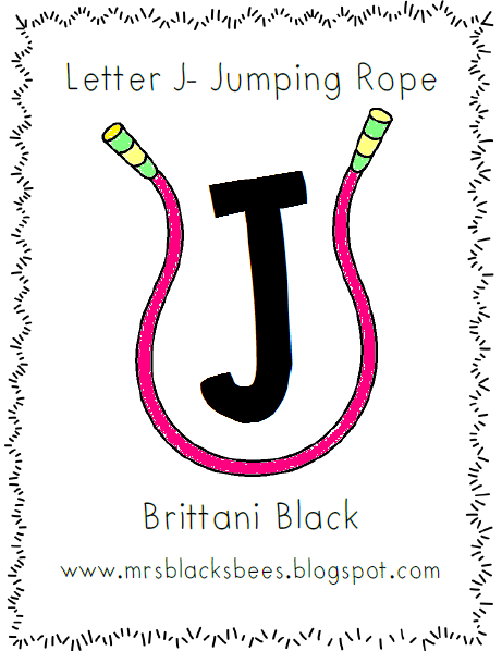 Mrs. Black's Bees: Letter J Practice