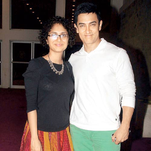 Aamir Khan and wife Kiran