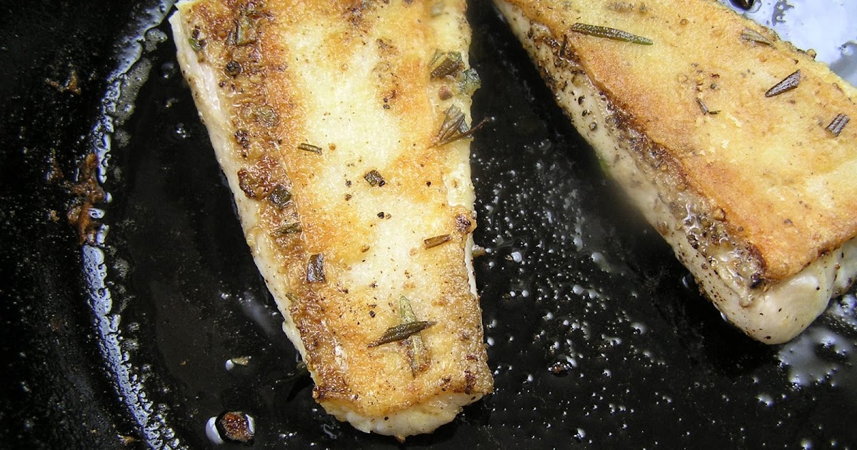 The Melting Pot Pan Seared Halibut with Rosemary Crust