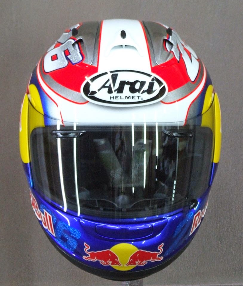 Racing Helmets Garage Arai RXGP D.Pedrosa Jerez 2014 by YF Design