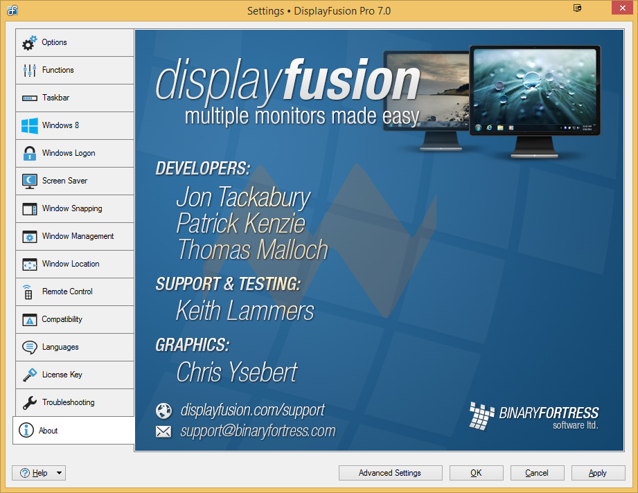 DisplayFusion Pro 7.0 DisplayFusion Pro 7.0