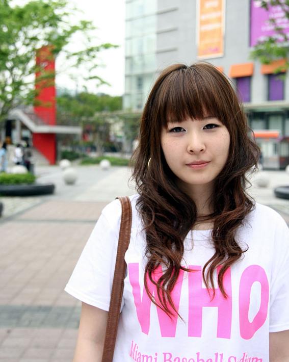 Korean girls hair style design