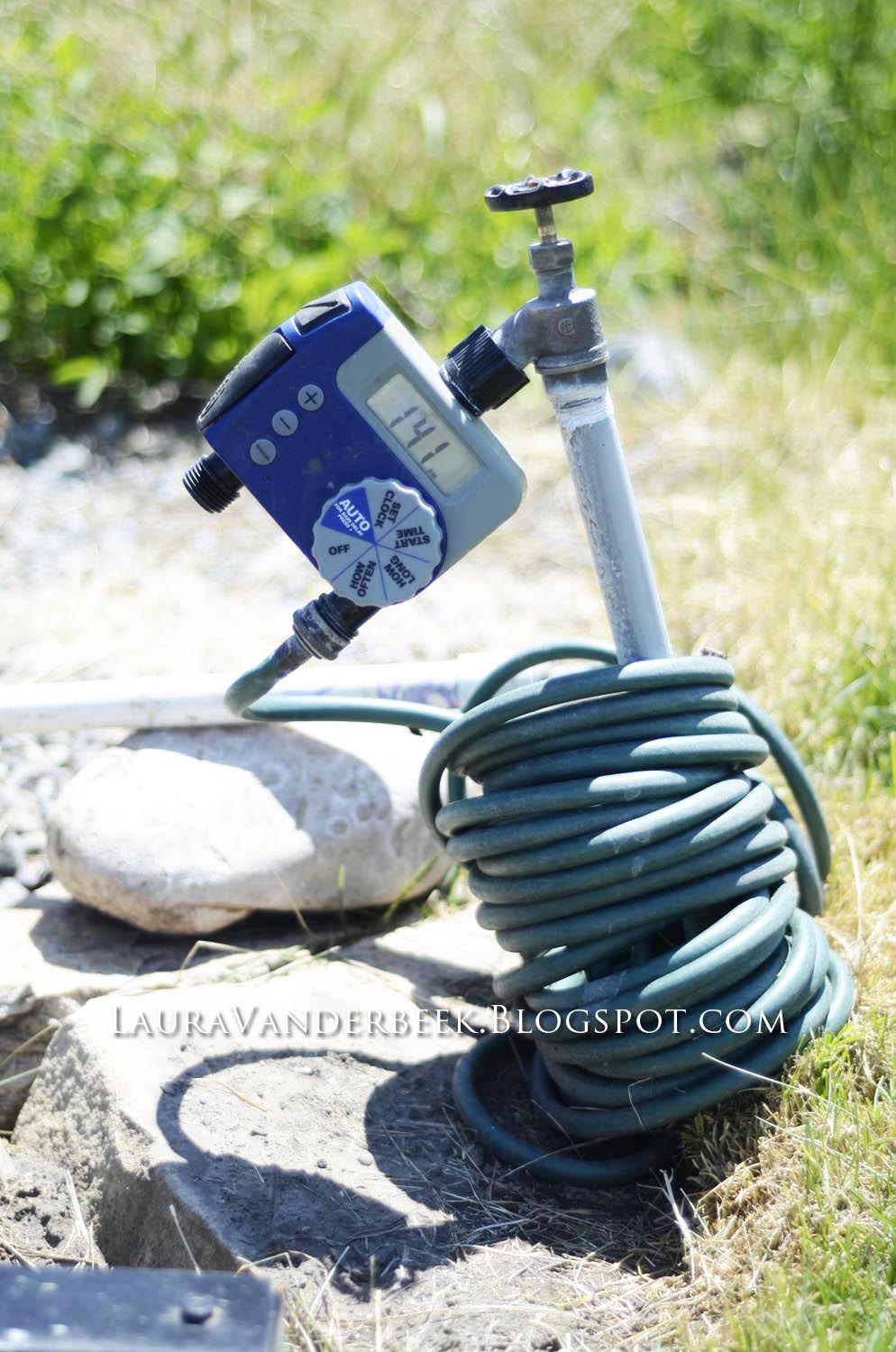 Laura Vanderbeek Harvest Monday Tilling up the Garden