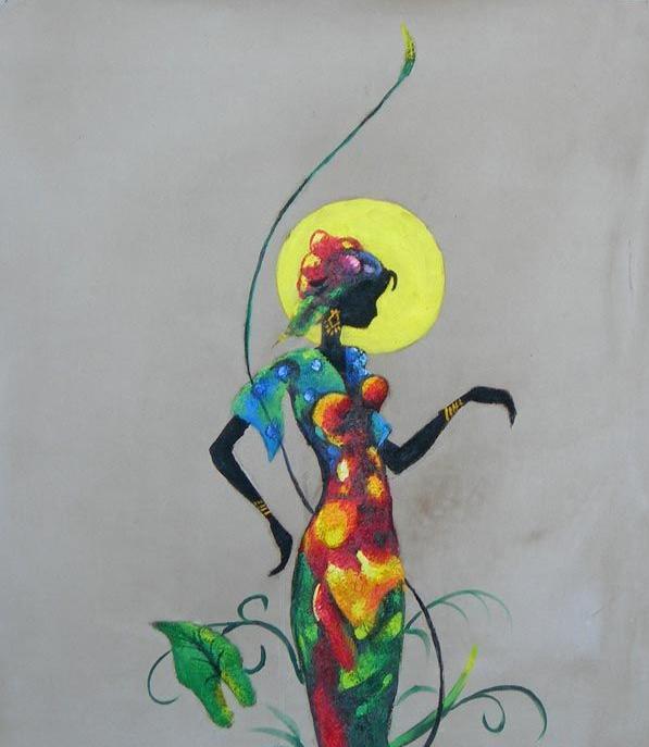 L Arte Accessibile Arredare Con I Dipinti A Olio Le Donne Africane Dipinte Di Dipintinmovimento