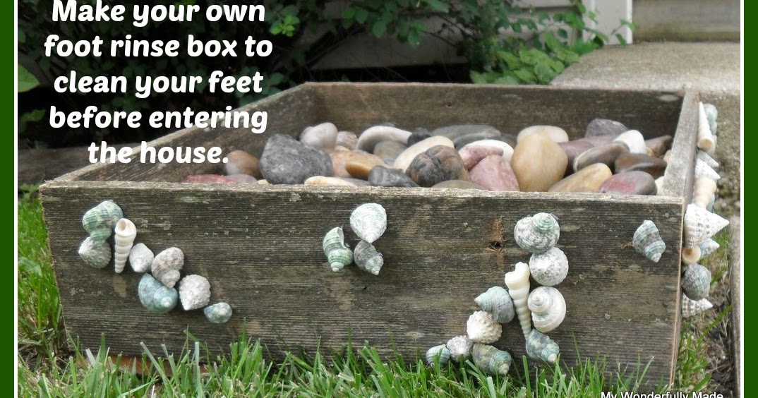 "Wonderfully Made" Outdoor Foot Wash