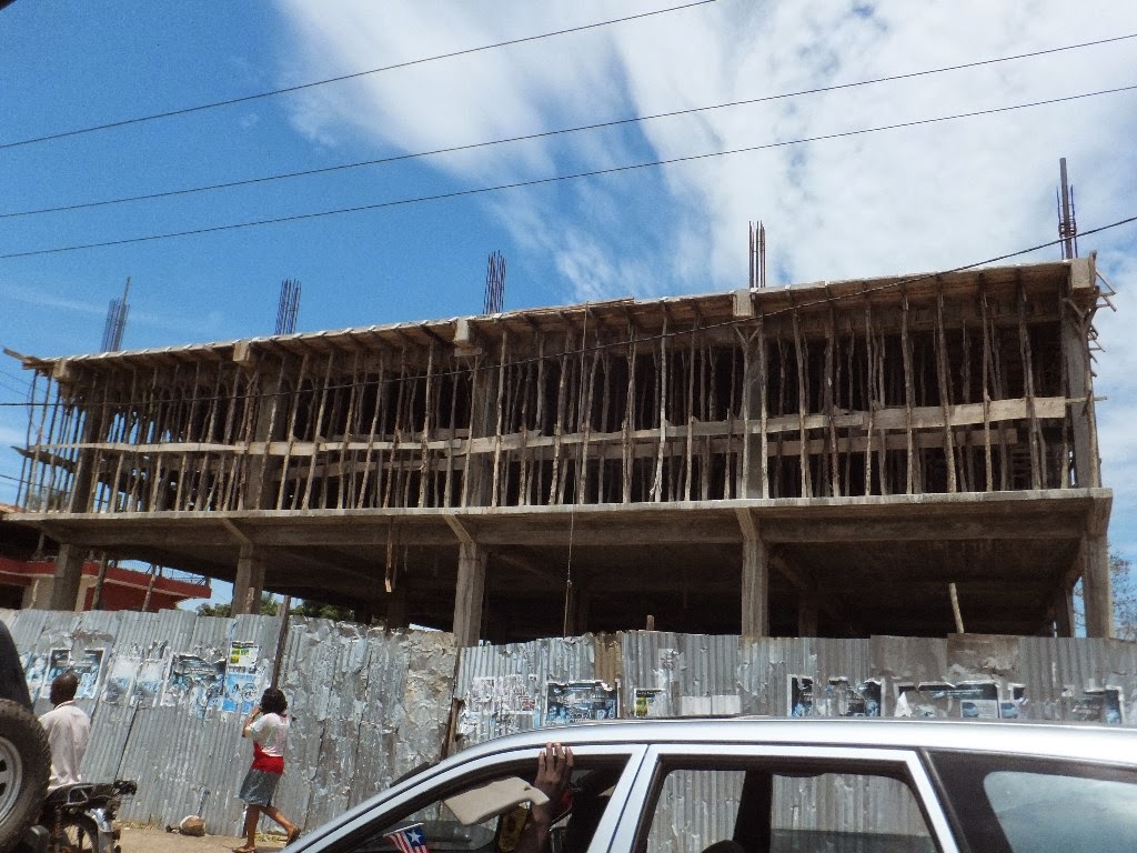 Hezseltine Mission Liberia Drive Up Building Materials