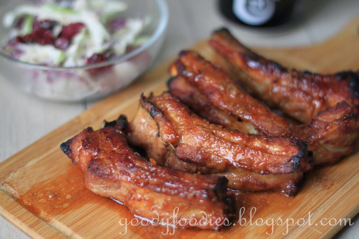 GoodyFoodies Recipe Sticky five spice pork ribs (Bill Granger)