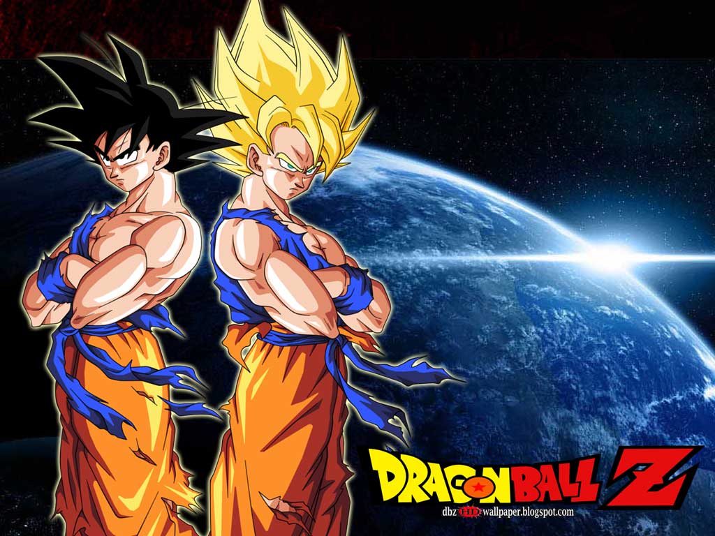 Son Goku : Normal Mode and Super Saiyan | DBZ Wallpapers