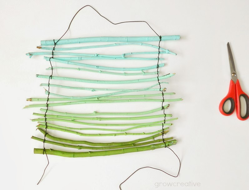 Grow Creative Blog Ombre Twig Wall Hanging