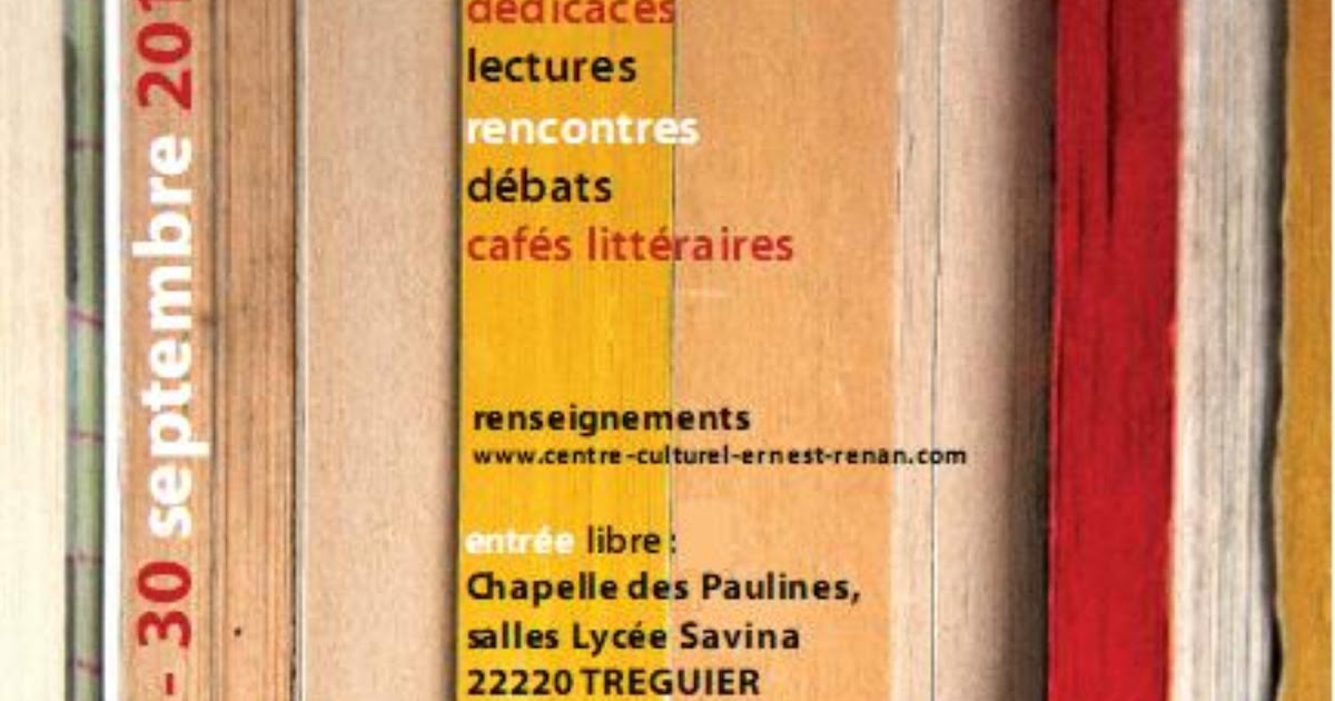 rencontres litteraires treguier 2012