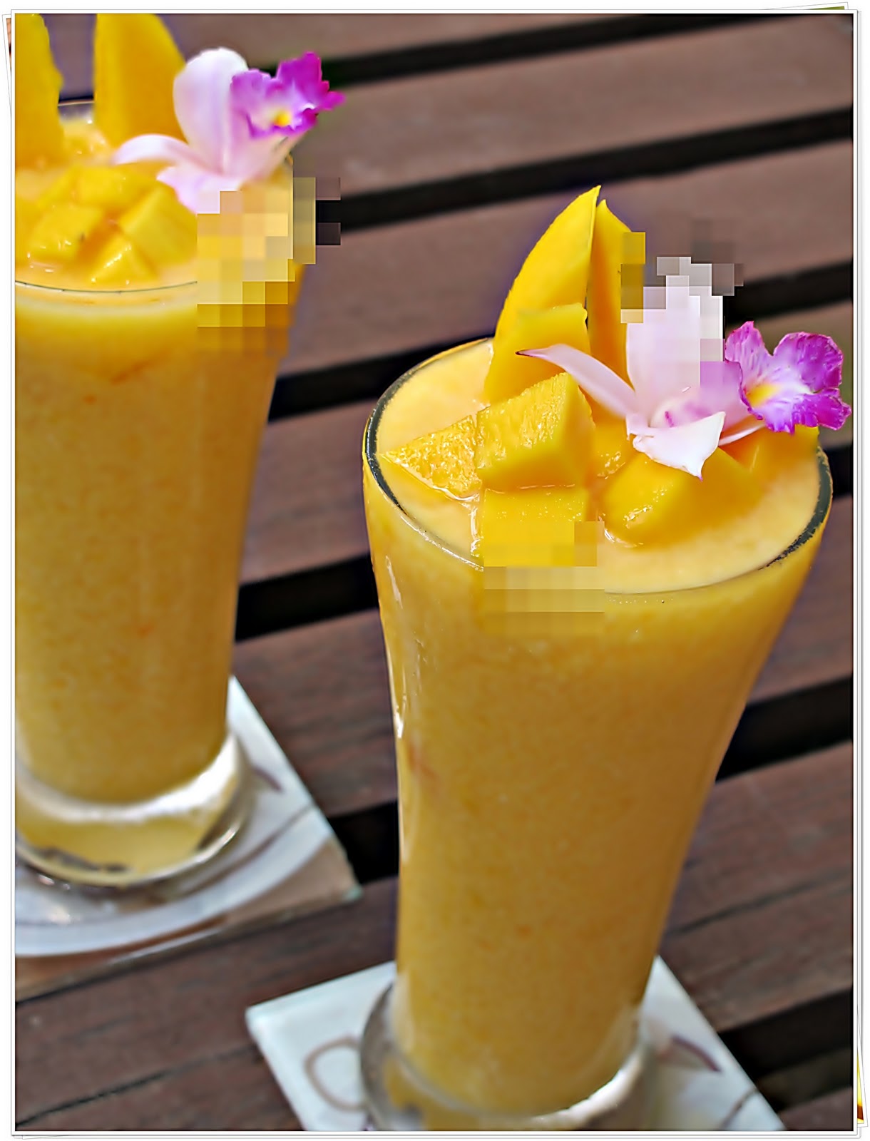 SALMAABAS IN THE KITCHEN Ice Blended Mango Yogurt