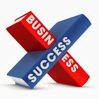 menunjukkan saling mengiringi antara bisnis dengan kesuksesan ataupun kegagalan