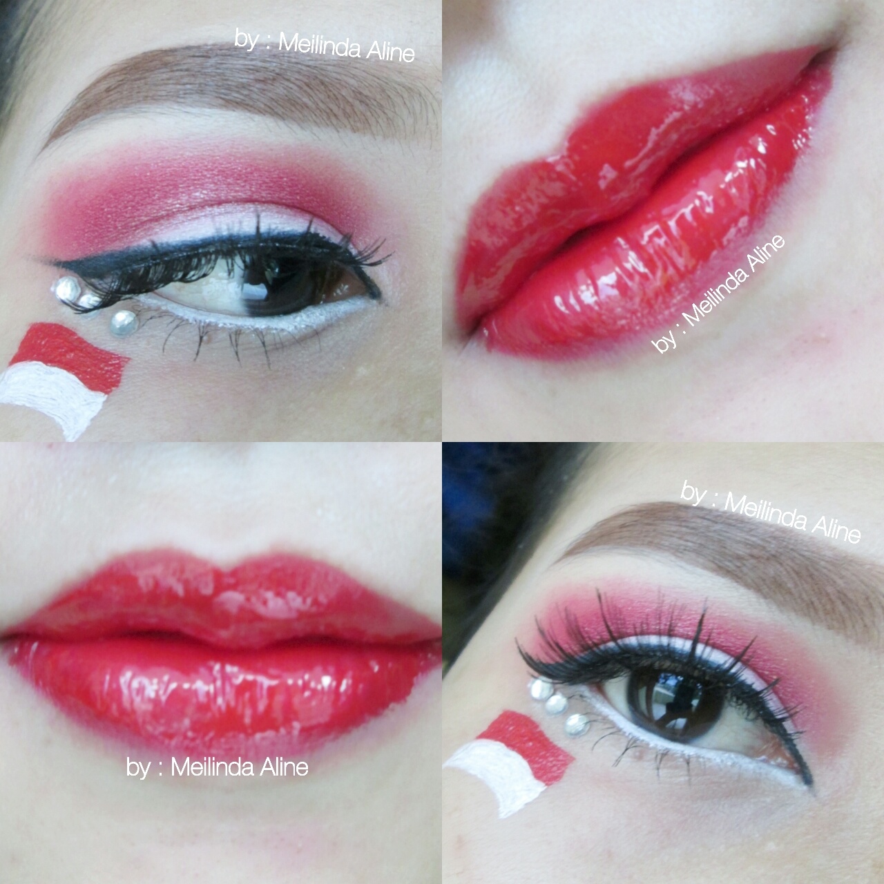 Thefemmesbeaute Indonesia Independence Day Makeup Tutorial