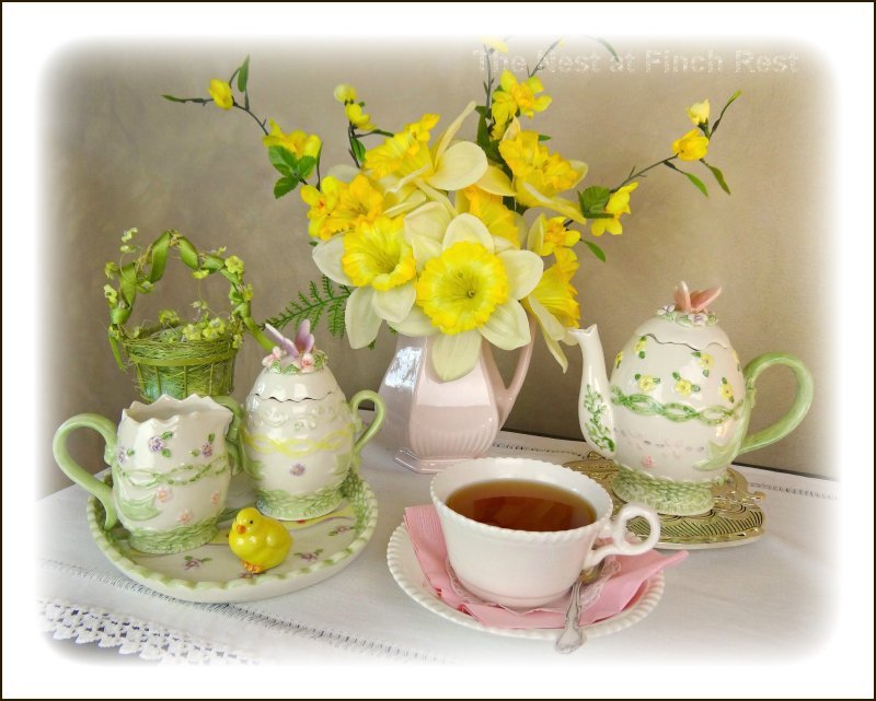 The Nest at Finch Rest Easter Egg Tea Party